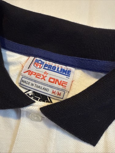 Vintage 90s Dallas Cowboys Apex One Pro Line NFL Collar Shirt M/L Golf Saw Tooth - Picture 5 of 7