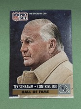 Tex Schramm 1991 Pro Set Dallas Cowboys #30 Z683