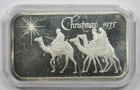 1975 Christmas Three Wise Men Camel Madison Mint .999 Fine Silver Art Bar 1 oz
