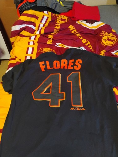 Majestic San Francisco Wilbur Flores Shirt Size Xl - Bild 4 von 5