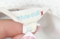 White Stuff Damen weißes Basic Langarm T-Shirt Gr. 12 - Bild 3 von 12