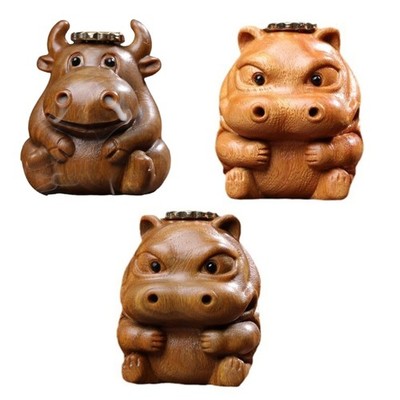 Handcraft Incenses Burners Backflow Censers Aromatherapy Cow Hippo Ornament
