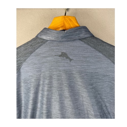 Tommy Bahama IslandZone Polo Shirt Mens XL Gray Short Sleeve Golf Beach Sailing - Picture 8 of 9