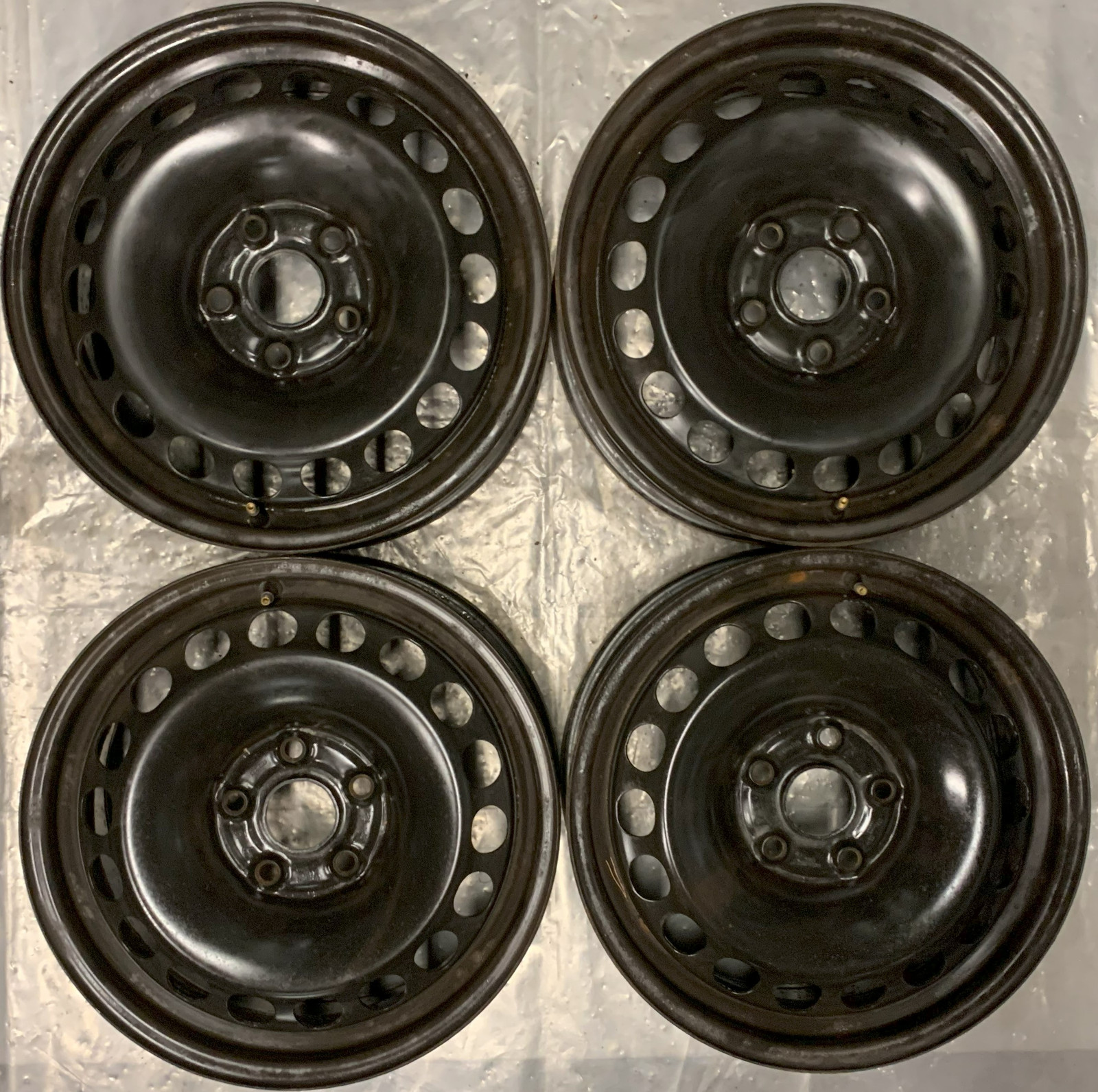 4 Original Opel Steel Rims 6.5Jx16 ET44 KBA 43930 Astra H F3574 | eBay