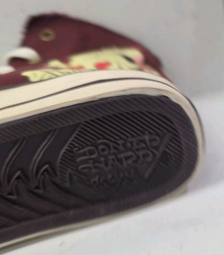 Ed Hardy Purple Love Kills Slowly High Top Trainers Men's Size 8 Box Unworn - Picture 20 of 22