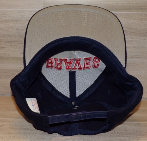 GORRA DE BÉISBOL VINTAGE NUEVA CON ETIQUETAS MLB ATLANTA BRAVES AÑOS 90 - Imagen 8 de 8