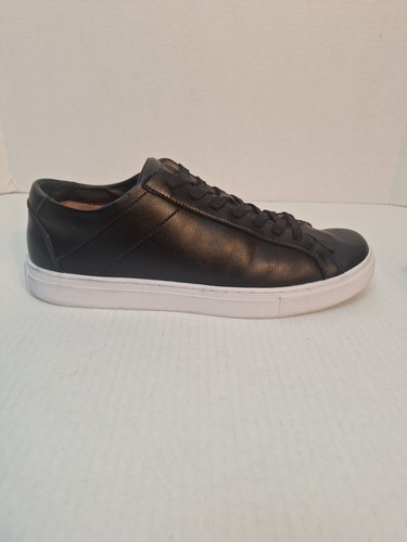 BYLT Alltagsschuhe Herren 10,5 Schwarz Leder Freizeit Turnschuhe Premium Basics - Bild 3 von 12