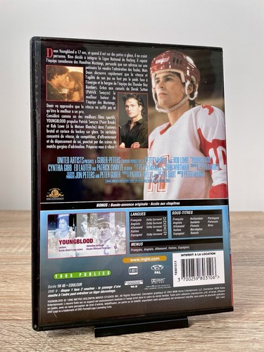 YOUNGBLOOD | DVD VERSION FRANÇAISE | PATRICK SWAYZE - ROB LOWE - Foto 2 di 2