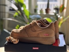 Nike Air Force 1 Low Supreme Wheat Flax - Size 10