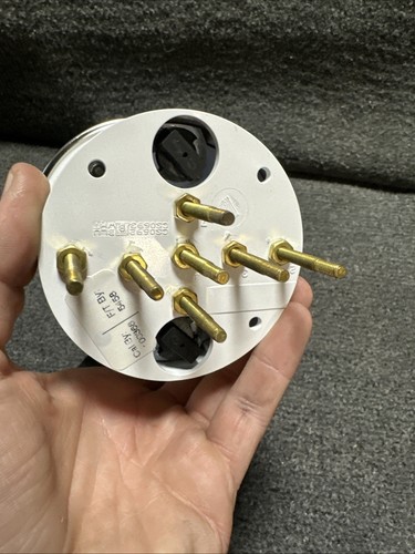 New Faria Beede Boat Multifunction Gauge GF0128A | White Chrome 3 3/8 - Picture 6 of 9