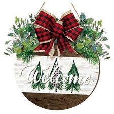 Christmas Door Decorations Wooden Merry Christmas Welcome Front Door Fresh
