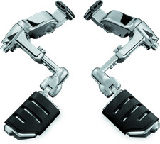 Kuryakyn Ergo III Adjustable Mount With Trident Dually ISO Pegs Chrome 4081
