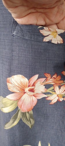 Jamaika Jaxx Hawaiihemd 100% Seide Herren XXL Tropical Floral Print Island Style - Bild 3 von 16