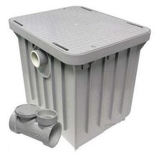 Grease Interceptor 2 in Pipe Thermoplastic 14 lb 7 GPM Kitchen Drain Trap