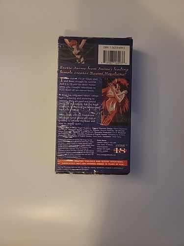 Beast City VHS Anime 18 Vampire Madonna - Imagen 2 de 5