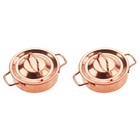 2 Count Mini Puppenhaus Zubehör Spielküchen Miniatur-Hausaccessoires