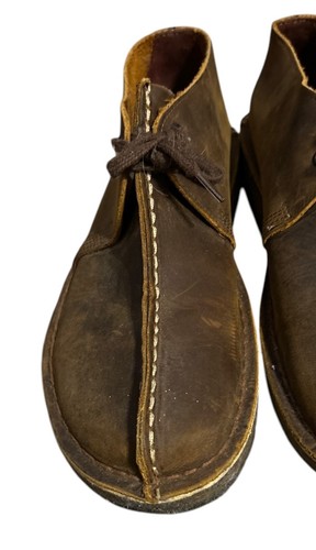 Clark’s Original Dessert Trek Brown Leather Men’s Boot Shoe Size 7.5 US NO BOX - Picture 6 of 19