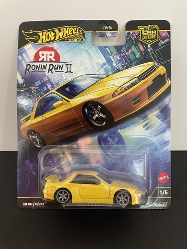 2025 HOT WHEELS NISSAN SKYLINE GT-R (R32) PANDEM YELLOW REAL RIDERS RONIN RUN II