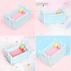 Baby Crib Shaped Cake Topper Cake Ornament Baby Birthday Cake Adornment