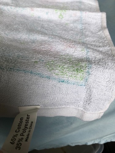 NWOT Paralyzed Veterans of American Multicolor Snowflake Pattern Dish Towel #G5 - Picture 4 of 5