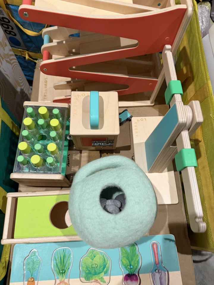 Lote LOVEVERY Montessori brinquedos de madeira desenvolvimento X 8 - Imagem 4 de 4