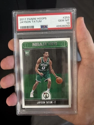 2017-18 Panini NBA Hoops - Jayson Tatum #253 (RC) PSA 10