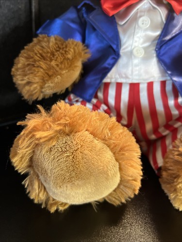 Build A Bear amerikanische Flagge Uncle Sam patriotisch USA EUC - Bild 6 von 12