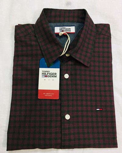 Mens Tommy Hilfiger Slim Fit Long Sleeve Casual Cotton Formal - Picture 9 of 27