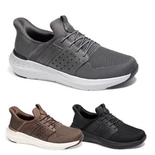 Men's Hands Free Slip-on Sneakers Casual Shoes Loafers Comfortable Walking Shoes
