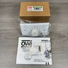 OWI AMPSTVCW Stereo/Mono Mixer White Volume Control