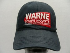 WARNE SCOPE MOUNTS - One Size Adjustable STRAPBACK Baseball Cap Hat!