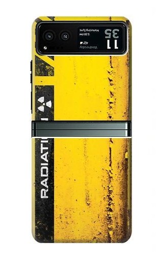 S3714 Radiation Warning Case For Motorola Razr 40