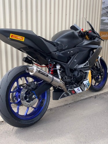 Yamaha YZF-R3 MT-03 YZF-R25 Vandemon Stainless Steel Headers, Titanium Muffler - Bild 8 von 16