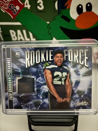 2023 Absolute Rookie Force Jersey Patch 18/49 Zach Charbonnet