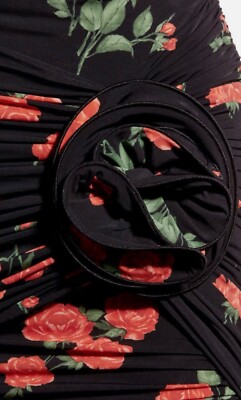 MAGDA BUTRYM ローズモチーフハイネックワンピース MAGDA BUTRYM X H&M Rose Appliqué High Neck Dress mock X