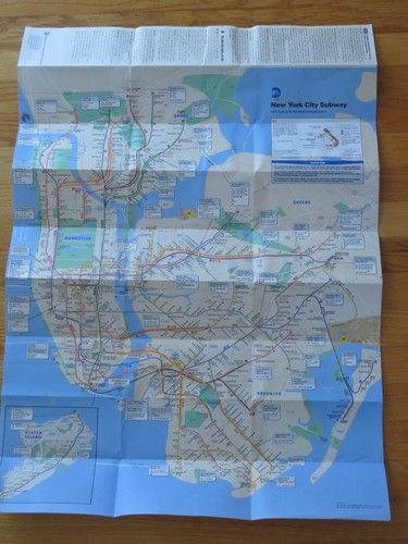 New York MTA Transit Map December 2013 = - Picture 2 of 9