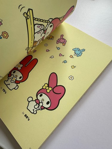 Sanrio Days Kunstbuch 70 ~ 80er Vintage Retro Hello Kitty kleine Zwillingssterne JPN - Bild 8 von 9