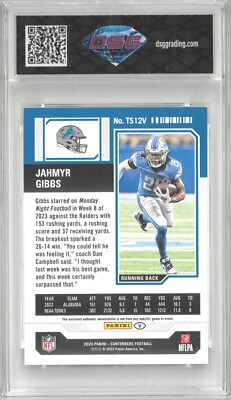 2023 Panini Contenders - Rookie Ticket Swatches Jahmyr Gibbs