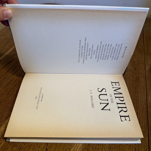 Empire Of The Sun by J. G. Ballard 1984 UK 1st/1st HB Gollancz - VGC - Imagen 8 de 10