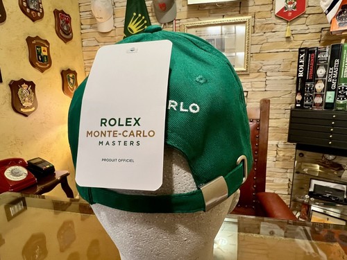 Originale Hat ROLEX Limited Edition Verde Official Masters Gadget Orologi Nuovo - Picture 4 of 5