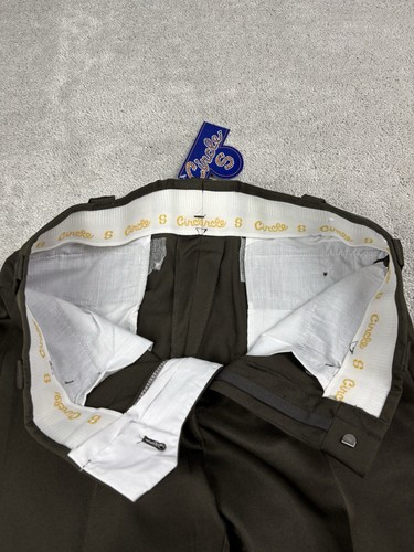 Pantalones Circle S Western Ranch Talla 35 (en realidad 34x32) Marrón Nuevos - Imagen 4 de 11