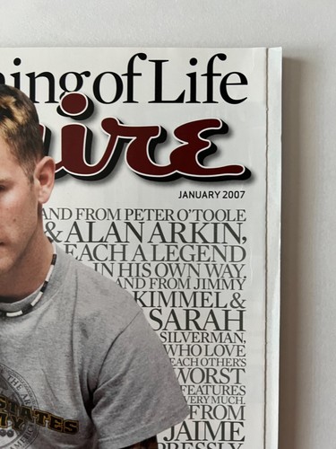 SGT. BRYAN ANDERSON AMPUTEE * THE MEANING OF LIFE January 2007 ESQUIRE MAGAZINE - Imagen 4 de 6