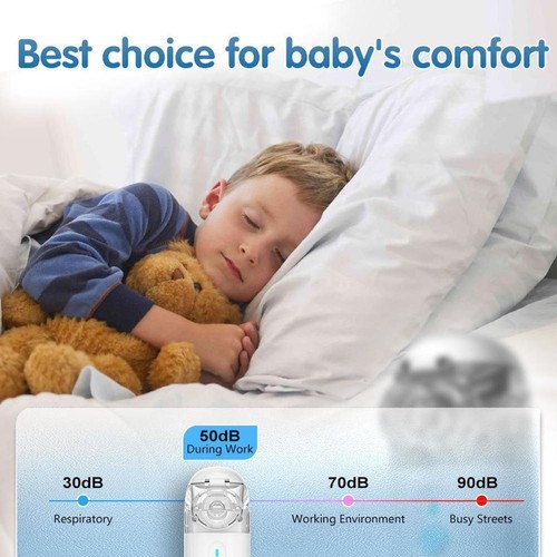 1x Nebulizador Micro-Malla de Mano Humidificador Inhalador Silencioso Ultrasónico C8H2 - Imagen 8 de 10