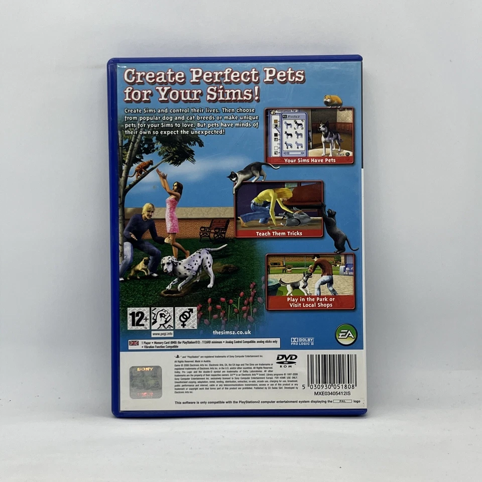 The Sims 2 Two Pets PS2 Sony PlayStation Game Free Post PAL - Image 2 of 4