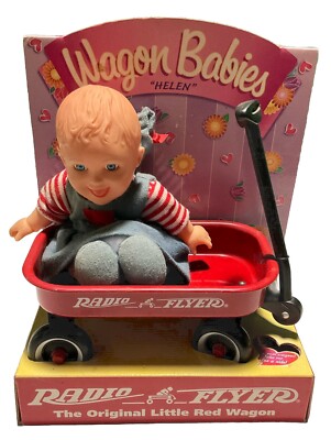 VTG 1998 Radio Flyer Wagon Babies With ( Helen) Doll -6” X 7” | eBay
