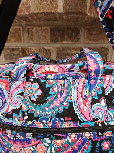 Vera Bradley Haymarket Paisley Medium Traveler Bag NWT - Picture 4 of 17