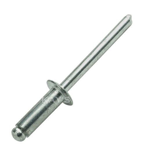 POP RIVETS ALUMINIUM BODY STEEL SHANK DOME HEAD OPEN BLIND 3.2mm 4.0mm 4.8mmØ - Picture 2 of 9