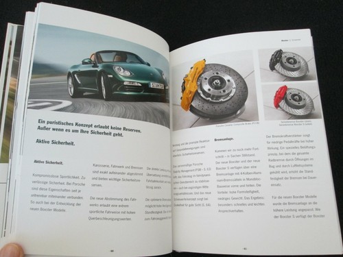 Porsche 987 Boxster & S 2010 folleto de tapa dura 130 pg catálogo de ventas - Imagen 5 de 10