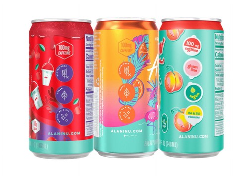 Alani Nu Sugar Free Energy Drink Mini, Variety Pack, Cherry Slush, Juicy Peach - Picture 7 of 7