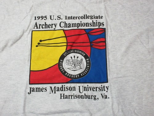 Mens Vintage 1995 ARCHERY Intercollegiate Champion